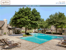 Tablet Screenshot of mapletrailapt.com